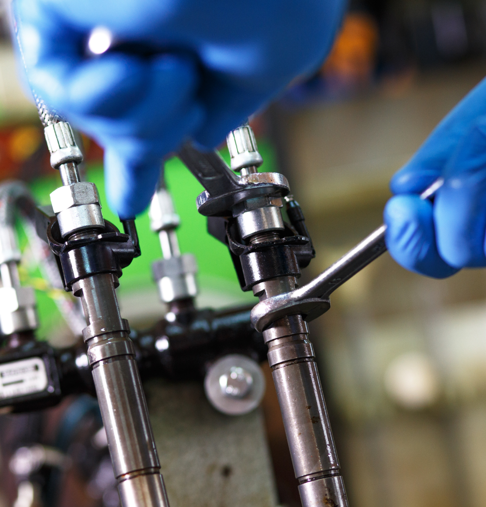 Operarios trabajando en obra